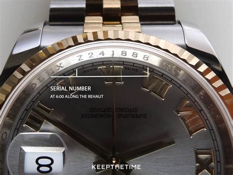 rolex serial numbers examples.